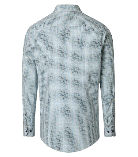 Hemden lange mouw blauw Casa Moda