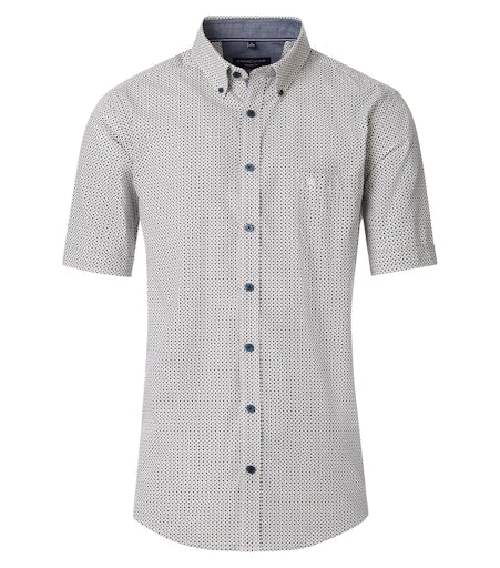 Hemden korte mouw groen Casa Moda