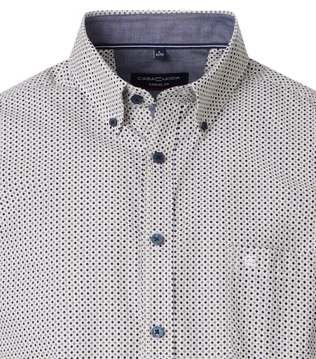 Hemden korte mouw groen Casa Moda