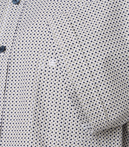 Hemden korte mouw groen Casa Moda