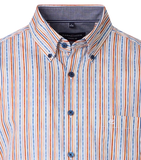 Hemden korte mouw oranje Casa Moda