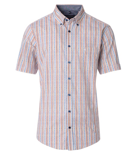 Hemden korte mouw oranje Casa Moda