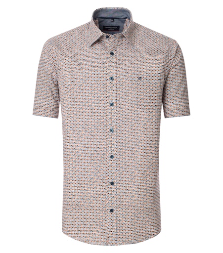 Hemden korte mouw blauw Casa Moda