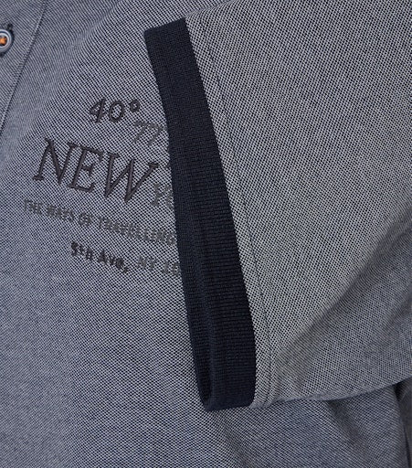 Polo's korte mouw blauw Casa Moda