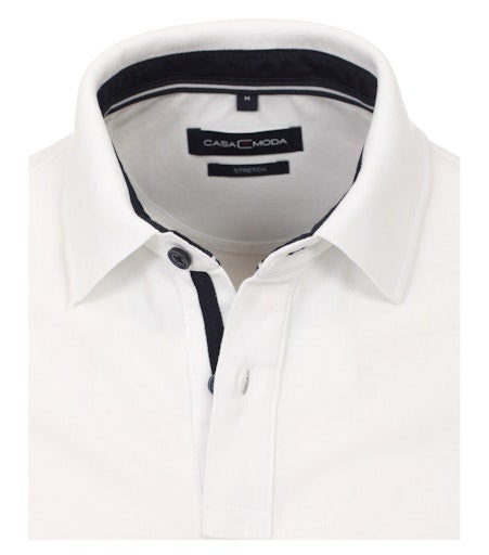 Polo's lange mouw wit Casa Moda