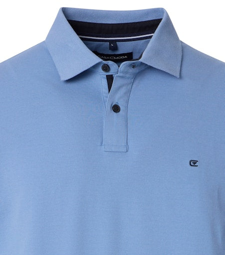 Polo's korte mouw blauw Casa Moda