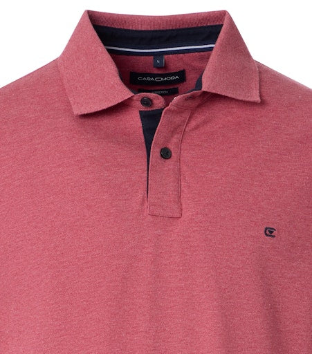 Polo's lange mouw rood Casa Moda