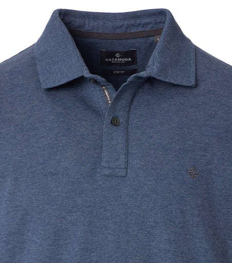 Polo's lange mouw blauw Casa Moda