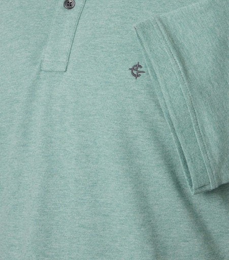 Polo's lange mouw groen Casa Moda