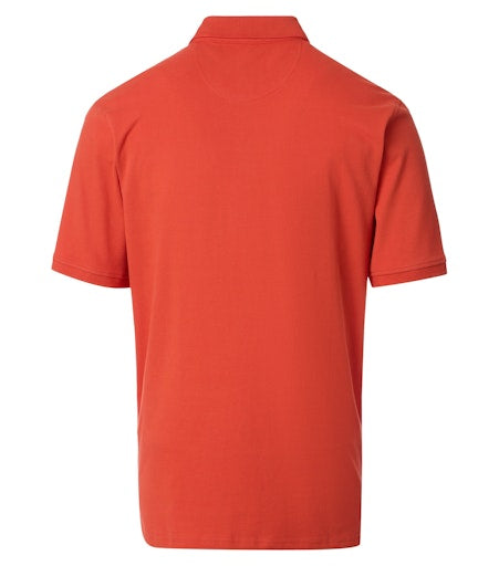 Polo's lange mouw oranje Casa Moda