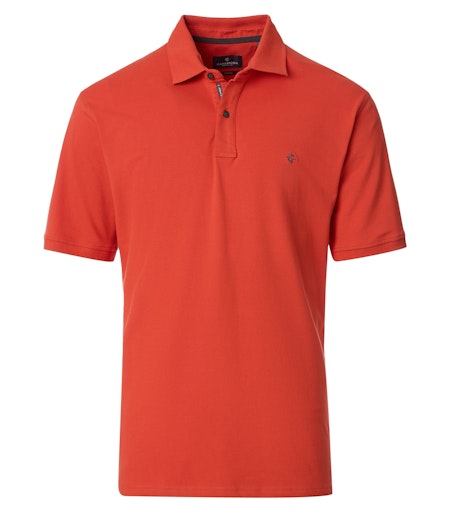 Polo's lange mouw oranje Casa Moda