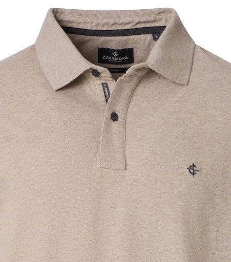 Polo's lange mouw beige Casa Moda