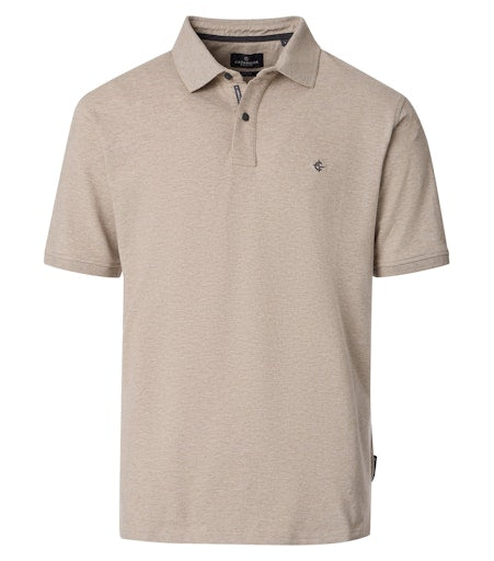 Polo's lange mouw beige Casa Moda