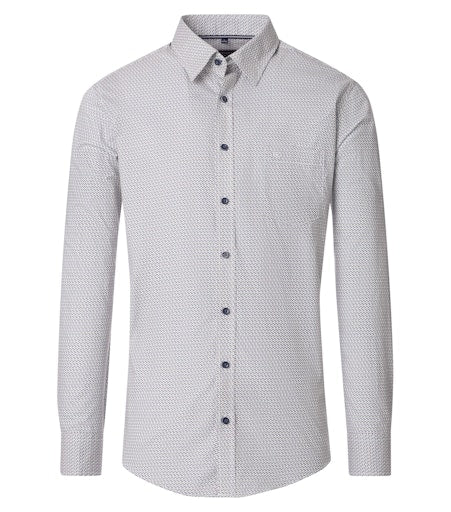 Hemden lange mouw blauw Casa Moda