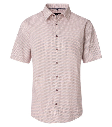 Hemden korte mouw oranje Casa Moda