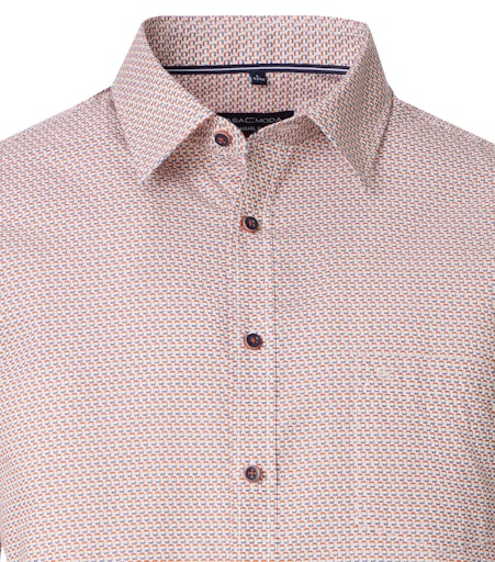 Hemden korte mouw oranje Casa Moda