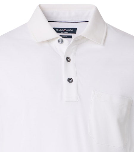 Polo's korte mouw wit Casa Moda