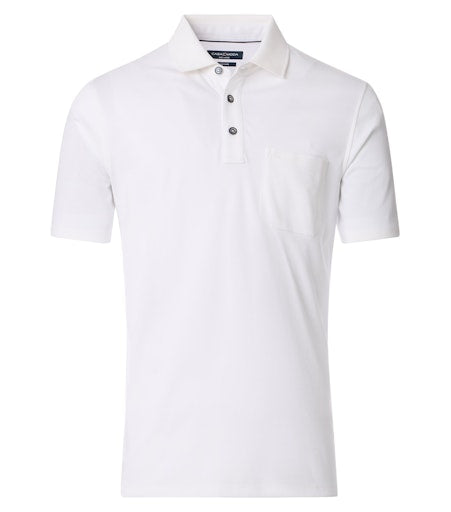 Polo's korte mouw wit Casa Moda