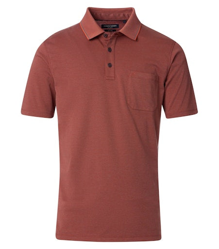 Polo's korte mouw oranje Casa Moda