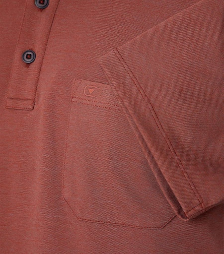 Polo's korte mouw oranje Casa Moda