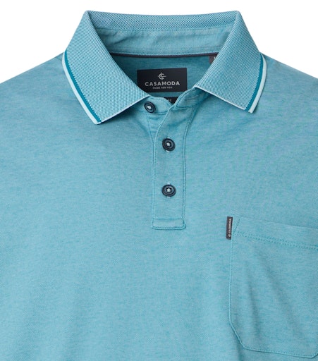 Polo's korte mouw blauw Casa Moda