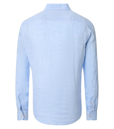 Hemden lange mouw blauw Casa Moda