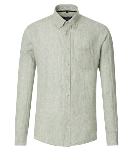Hemden lange mouw groen Casa Moda