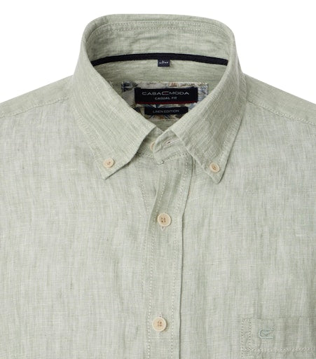 Hemden lange mouw groen Casa Moda