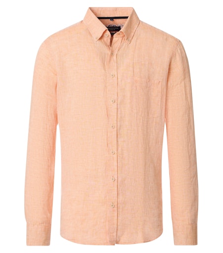 Hemden lange mouw oranje Casa Moda