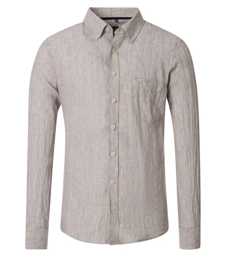 Hemden lange mouw beige Casa Moda