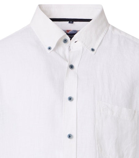 Hemden korte mouw wit Casa Moda