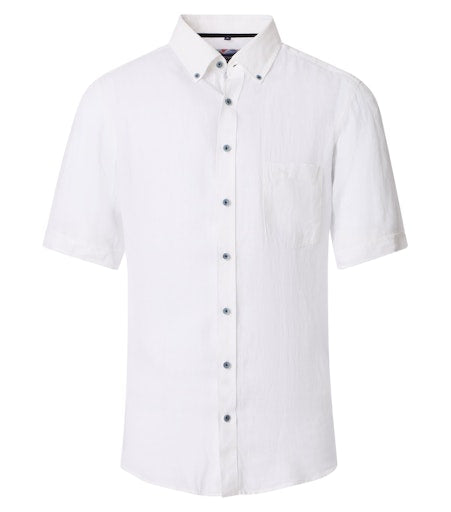 Hemden korte mouw wit Casa Moda