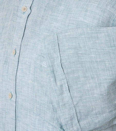 Hemden korte mouw blauw Casa Moda