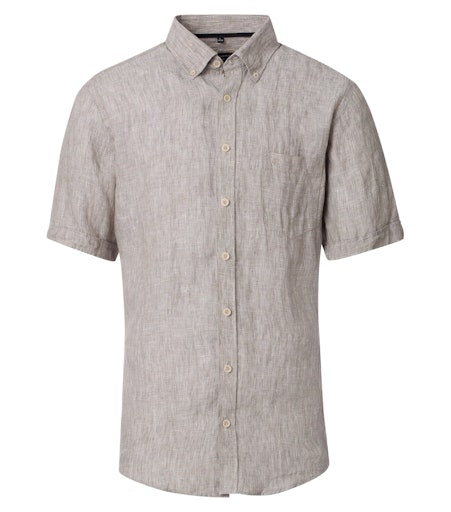 Hemden korte mouw beige Casa Moda