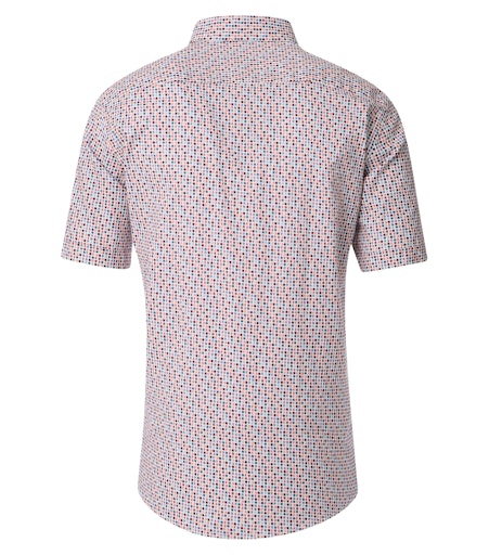 Hemden korte mouw rood Casa Moda