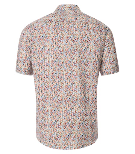 Hemden korte mouw rood Casa Moda