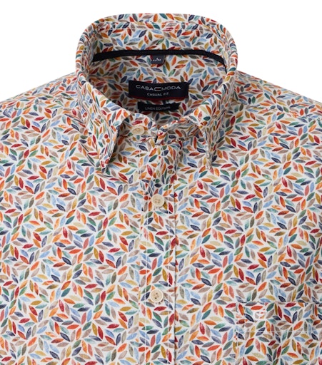 Hemden korte mouw rood Casa Moda