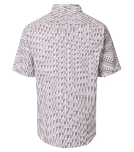 Hemden korte mouw blauw Casa Moda