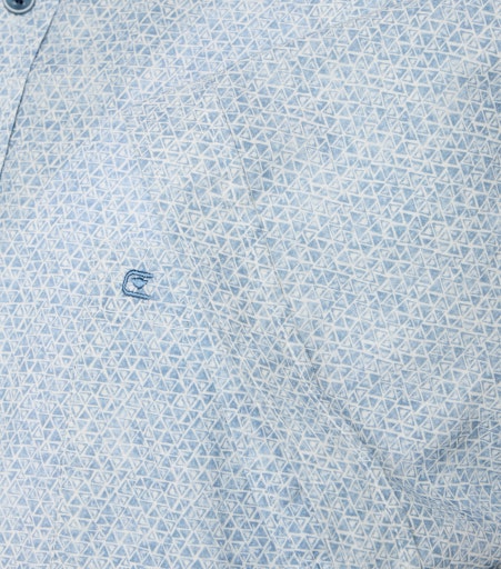 Hemden korte mouw blauw Casa Moda