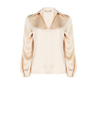 Blouses lange mouw beige Rinascimento