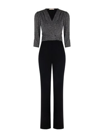Jumpsuits lange mouw zilver Rinascimento
