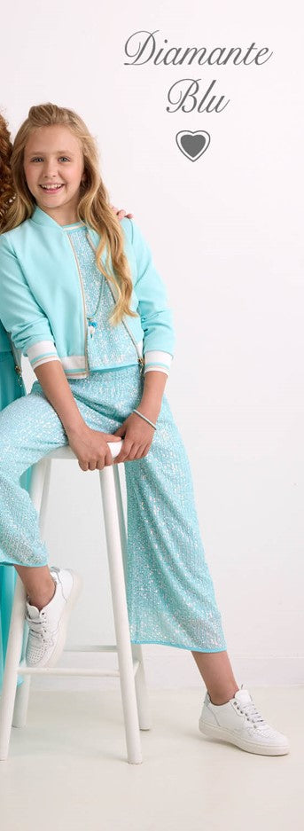 Broeken blauw Diamante Blu