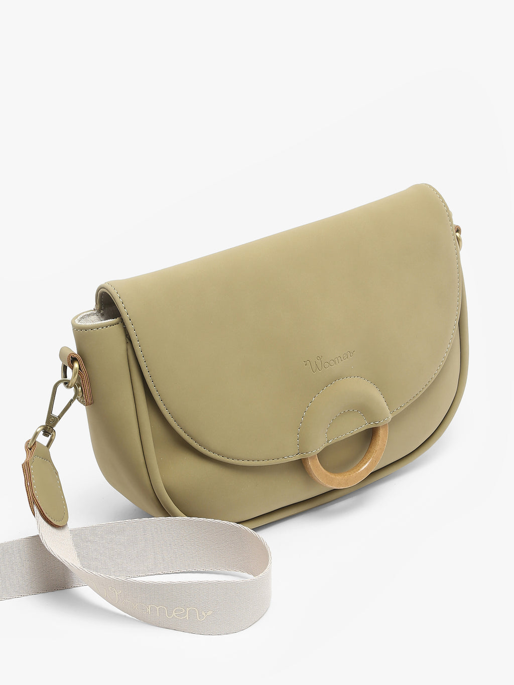 Handtassen groen Woomen