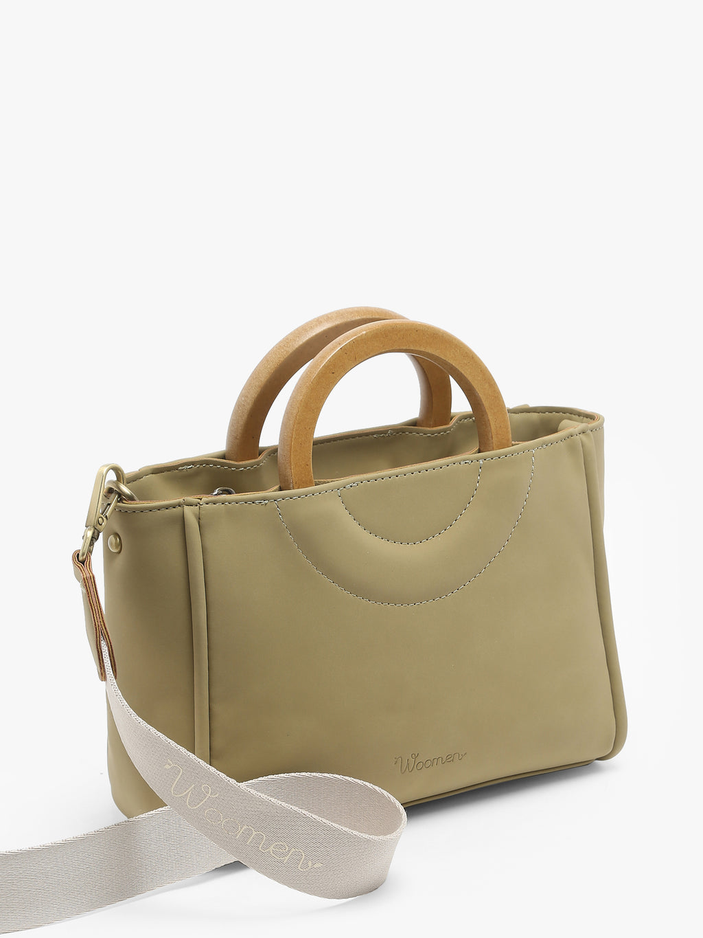 Handtassen groen Woomen