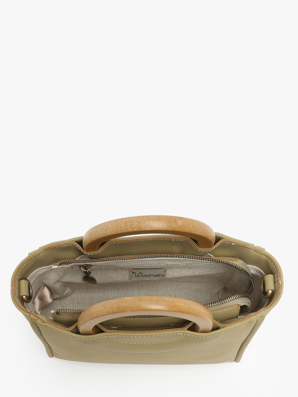 Handtassen groen Woomen