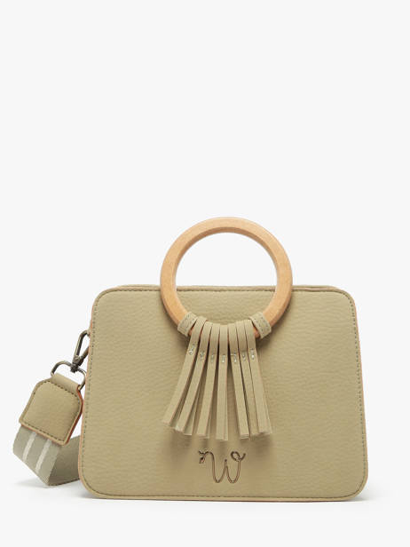 Handtassen groen Woomen