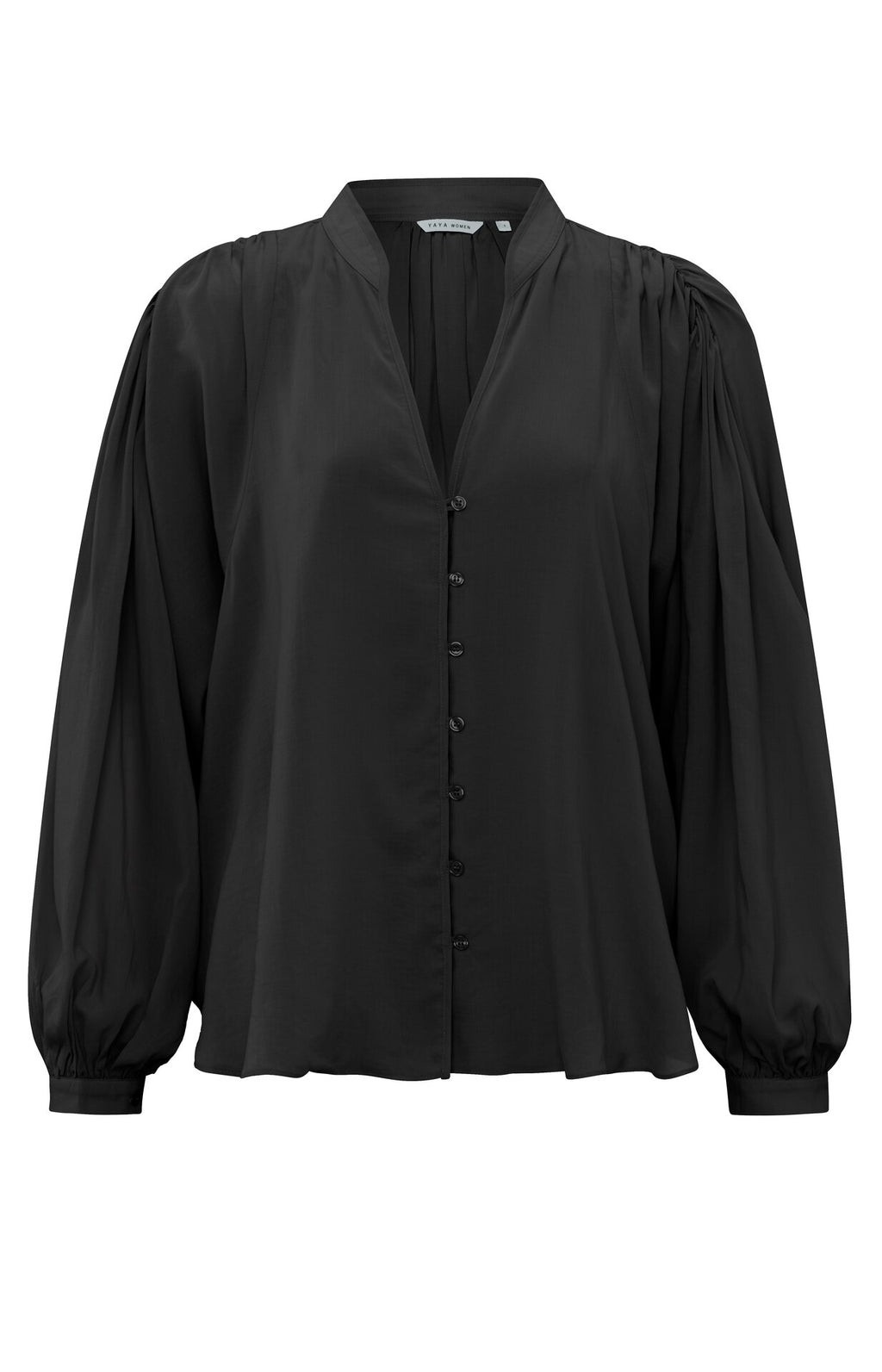 Blouses lange mouw zwart YAYA