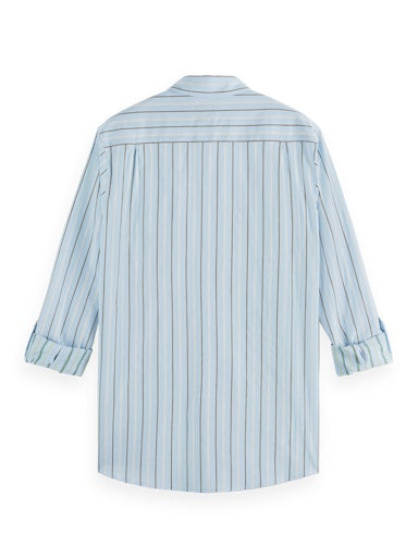 Hemden lange mouw blauw Scotch & Soda