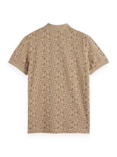 Polo's korte mouw beige Scotch & Soda