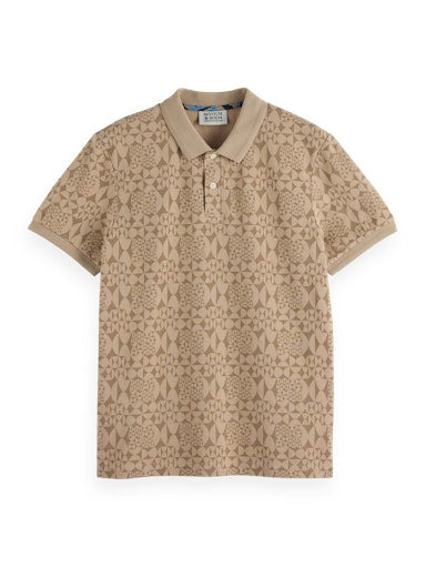 Polo's korte mouw beige Scotch & Soda